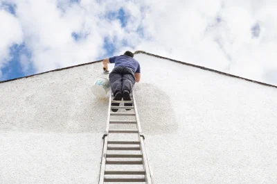 Peinture extérieure à Fleury-en-Bière — façades et ravalement